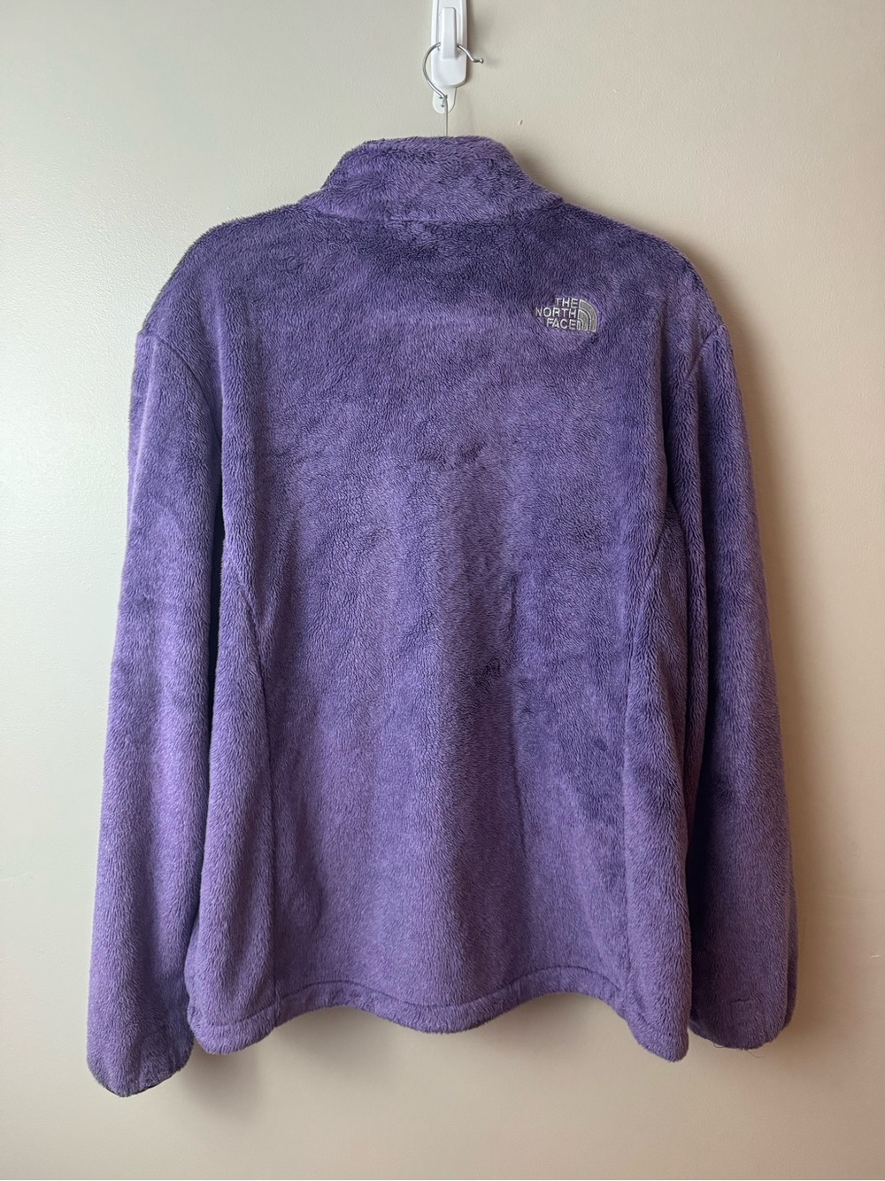 Women’s The North Face Purple Fleece Jacket XL - Picture 2 of 6